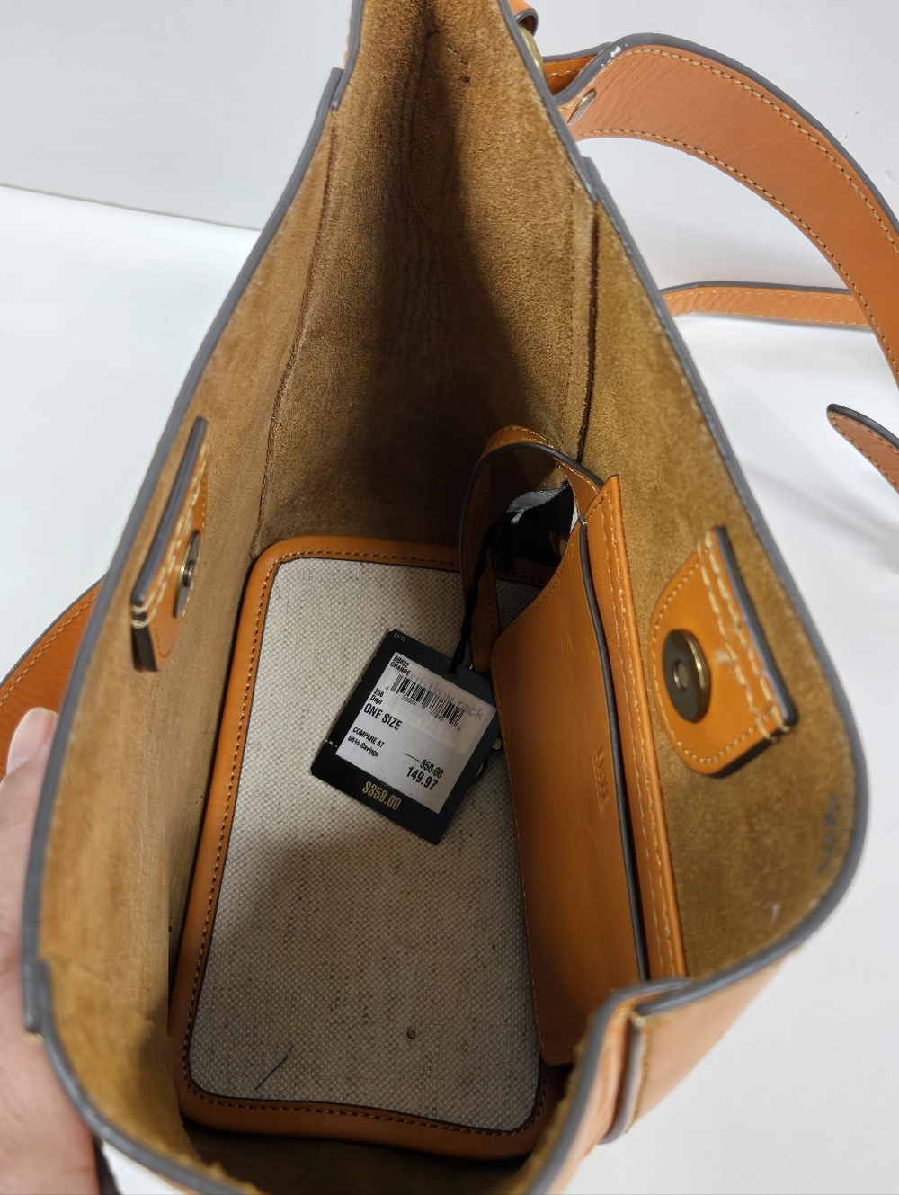 Nwt Frye Messenger‎ Crossbody Leather Bag - Picture 15 of 15